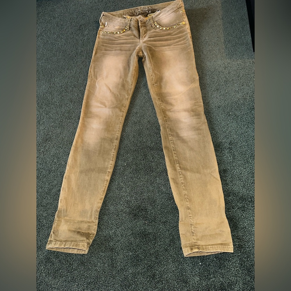Robin's Jean Women's Tan Skinny Jeans